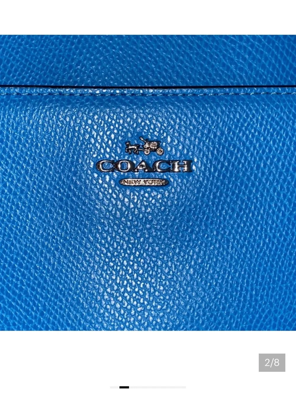 Coach sleek blue